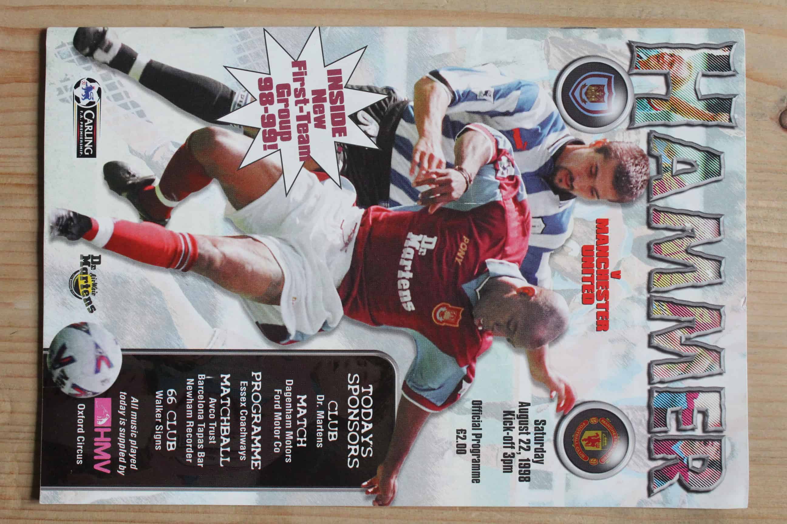 West Ham United FC v Manchester United FC